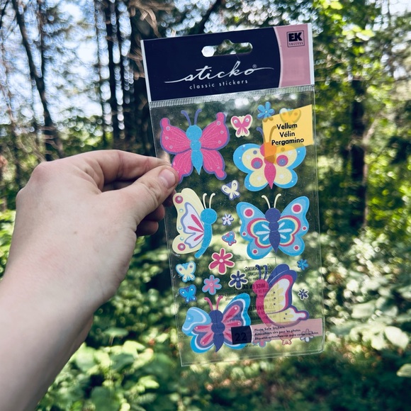EK Sticko Classic Butterfly Stickers - Picture 1 of 1